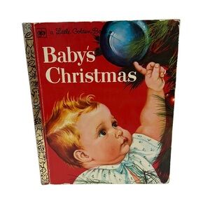 "Baby's Christmas" Little Golden Book by Esther Wilkin 4th Ed 1972. See photos